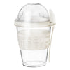 Take & Go Yogurt Cups, Colorful Set of 4 - CRYSTALIA GLASS